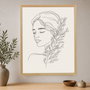 Wallity Cc-D-Ah-1040 Pintura Decorativa en Lienzo Enmarcada 45 x 60 cm